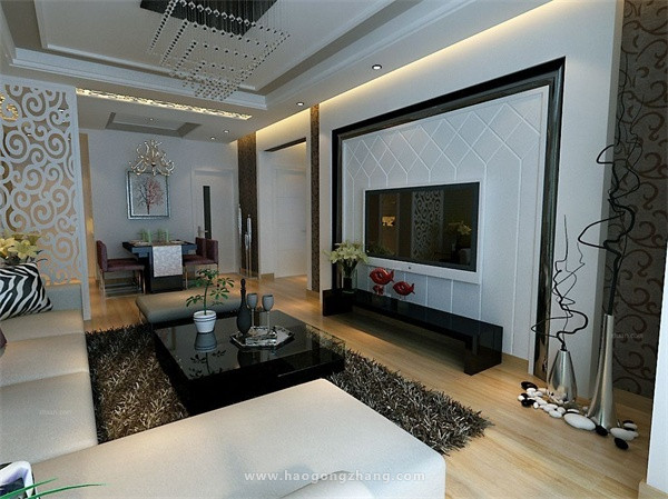 六安市裝修客廳電視背景墻設計誤區 客廳電視背景墻顏色如何選擇