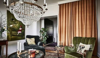 馥郁古綠典雅之彩 六安復古風婚房裝修設計